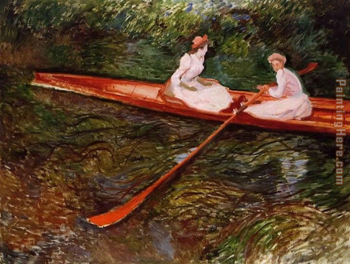 Claude Monet The Pink Skiff